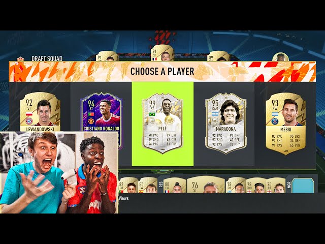 HIGHEST RATED FIFA 22 FUT DRAFT EVER vs SV2!!