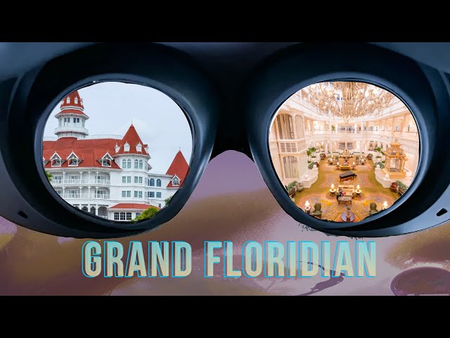 Relax as you visit The Grand Floridian resort in VR180 3D VR