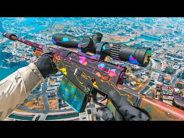 WARZONE URZIKSTAN BATTLE ROYALE SOLO SNIPER GAMEPLAY! (NO COMMENTARY)