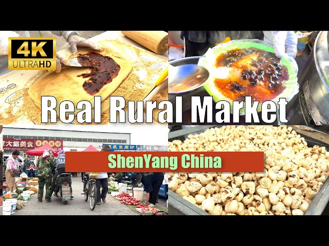 【 A Truly Authentic Chinese Rural Market】Chinese food/The Real Chinese Countryside/Farming Tools