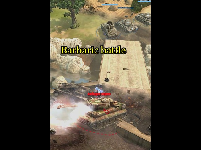 Barbaric battle - Company of Heroes NHC Mod - Barbarikoum part 2 #shorts #shortsvideo #shortsgaming