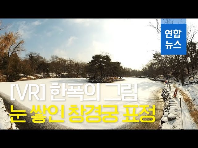 [VR] '한폭의 그림'... 눈 쌓인 창경궁 표정 / 연합뉴스 (Yonhapnews)