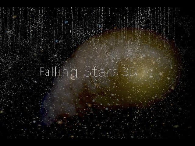 Study92 - "Falling Stars 3D" - VR180 4K 3D Stereoscopic Visual Music by @tdvr