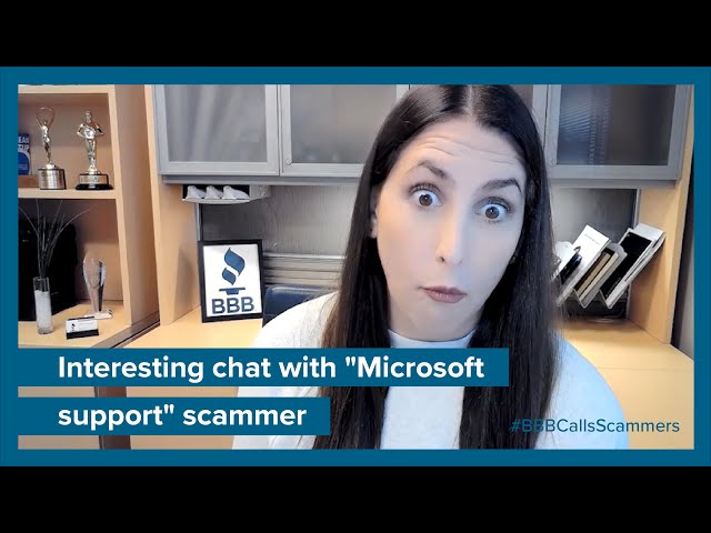 Interesting chat with a "Microsoft support" scammer | BBB Calls Scammers