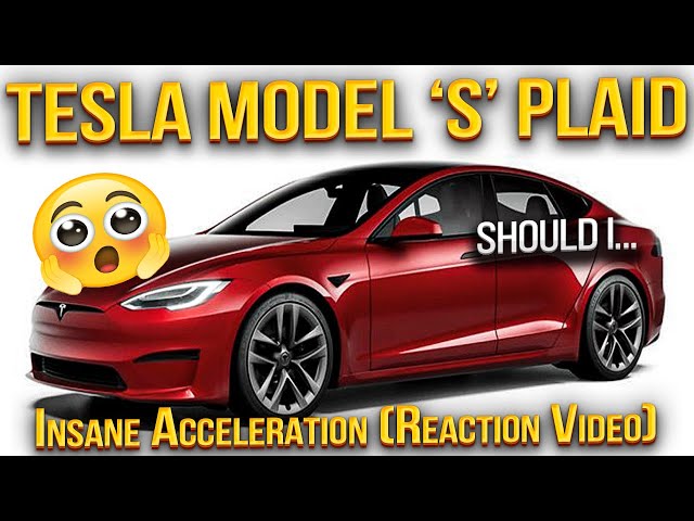 @VehicleVirgins Uploaded an INSANE Tesla Model S Plaid Acceleration Video w/Reactions