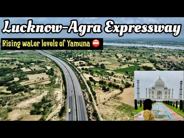 North India EP 06: Lucknow Agra Expressway | Yamuna River Overflow | Roving Couple