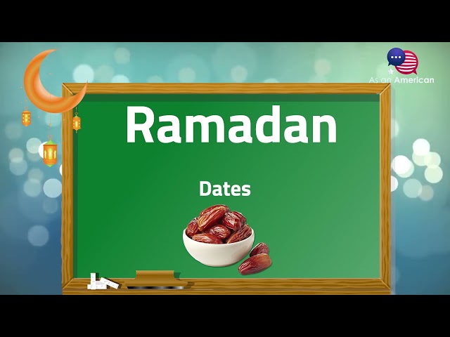 Let's learn together some important words related to Ramadan. 🏮