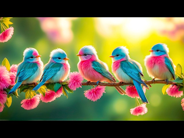 Birds Chirping 4K ~ Soothing Birdsong for Heart Healing 🌸 Let Go of Stress and Embrace Inner Peace