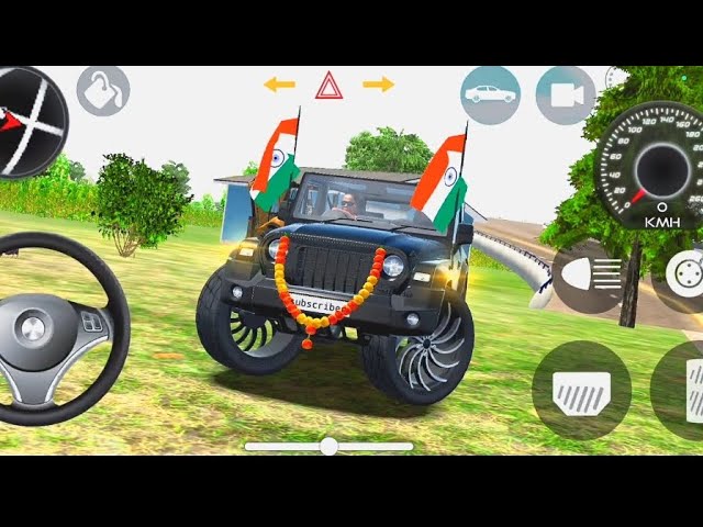 Dollar (song) modified Mahindra black Thar 👿 || indian cars simulator 3d || android gameplay part 12