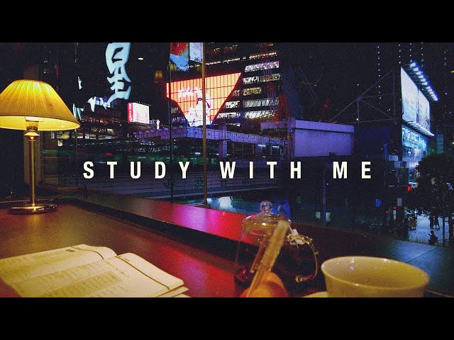 🌿 STUDY WITH ME | Tokyo Nights | Pomodoro Timer 25 / 5 | Soft & Relaxing Piano / LOFI