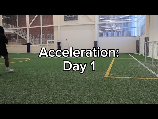 Football Training: Acceleration Day 1