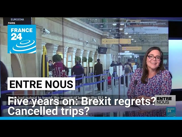 Five years on: Brexit regrets? Cancelled trips? • FRANCE 24 English