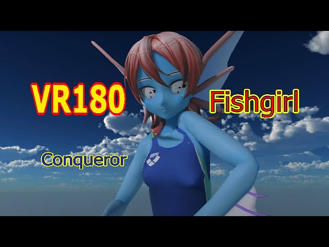 【VR180 】Fishgirl - IA Conqueror【DanceXR(MMD) 】