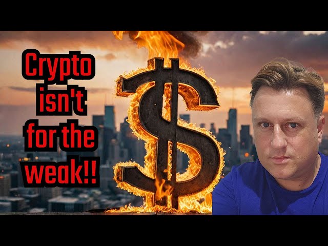 Crypto Going Down - This might not be the market for you!