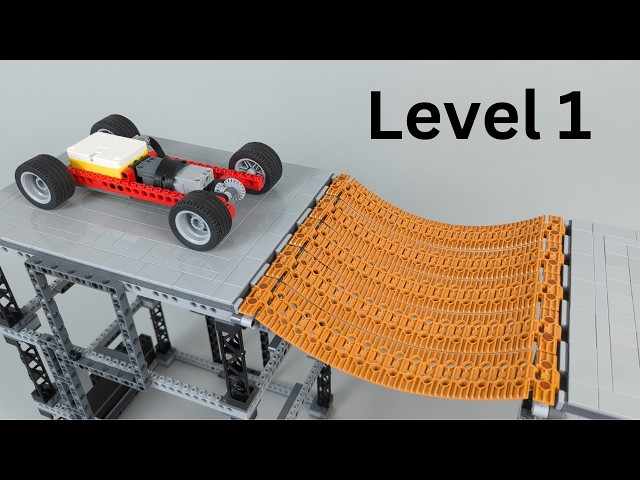 Making a LEGO Car Cross Broken Bridges...