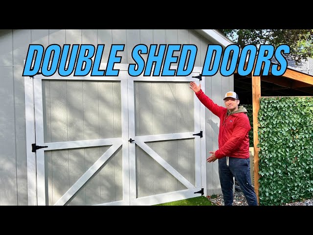 How to Build and Install Double Shed Doors on a Budget