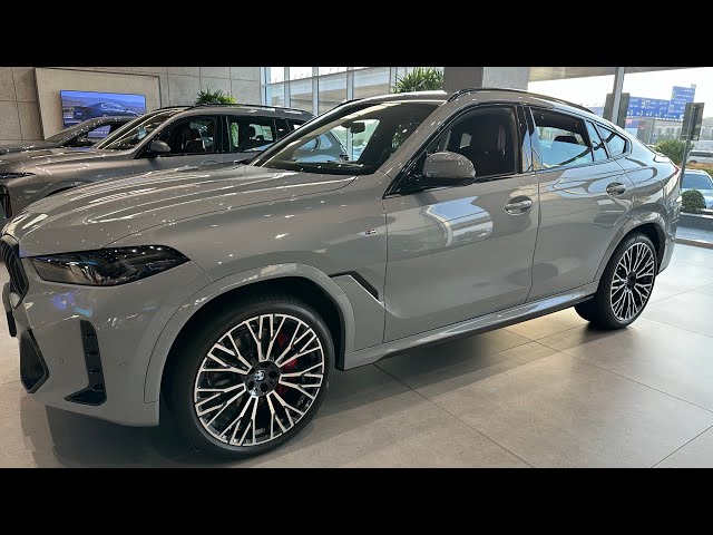 2024 ALL-NEW BMW X6 xDrive40i M Sport 3.0L AWD Wagon 5 Door Interior and Exterior Details View