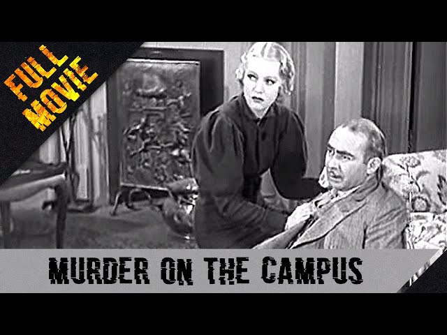 Murder on the Campus | English Full Movie | Mystery