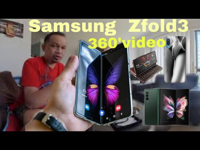 Samsung Galaxy Z fold3 5G dont buy it its not worth it unboxing and case setup.. in 360 vr