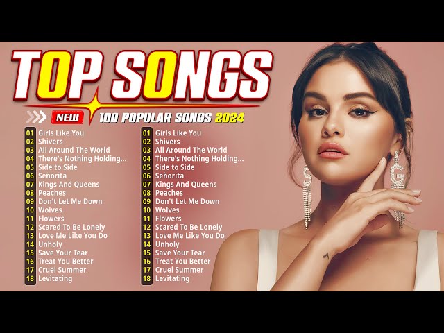 Billboard Top 50 This Week 💥 Spotify Playlist 2024 💥 Selena Gomez, Dua Lipa, The Weeknd, Adele cover