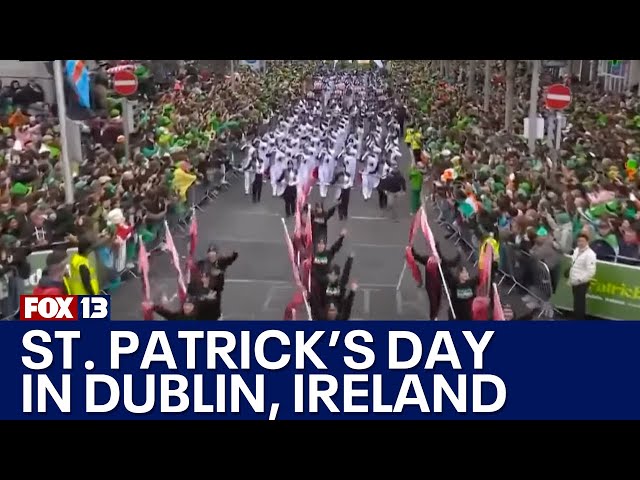 Hundreds of thousands gather in Dublin for St. Patrick's Day parade