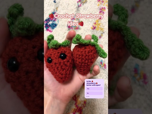 🍓Strawberry idea🍓#amigurumi #crochet #strawberry #cute #ideas