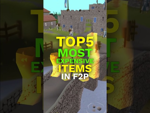 Most Expensive Items in F2P (OSRS)