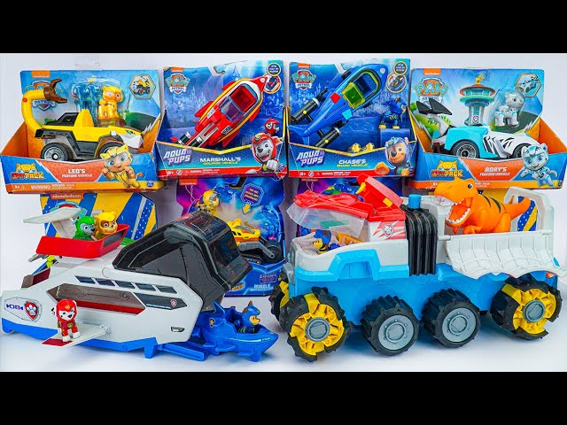 Paw Patrol toys unboxing ASMR | Paw Patrol Dino Rescue Dino Patroller | Cat Pack | Rescue Wheels