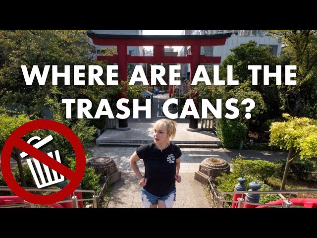 Why it's so hard to find rubbish bins in Japan