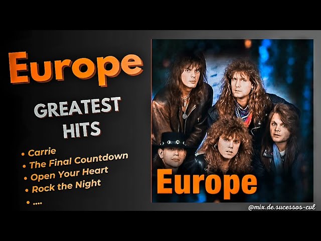 🔥 EUROPE GREATEST HITS ♪