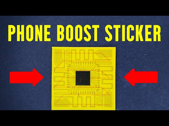 Phone signal boosting sticker