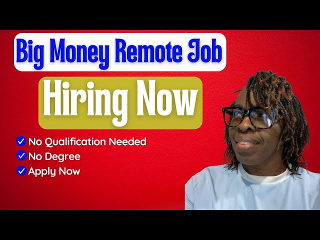 Best Remote Job That Can Earn You Big Money