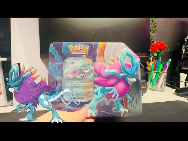 Pokemon Paradox Clash Tin Walking Wake(Includes 5 Packs From Obsidain Flame, Teporal Forces & TM