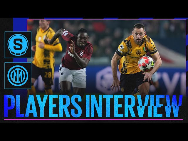 LAUTARO, DE VRIJ AND... | SPARTA PRAGA 0-1 INTER | PLAYERS INTERVIEWS 🎙️⚫🔵