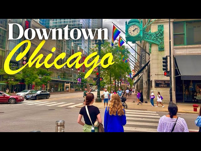 [4K] Chicago, IL 🇺🇸 Walking Tour | Downtown 2024 | State Street | Chicago Riverwalk | Virtual Walk