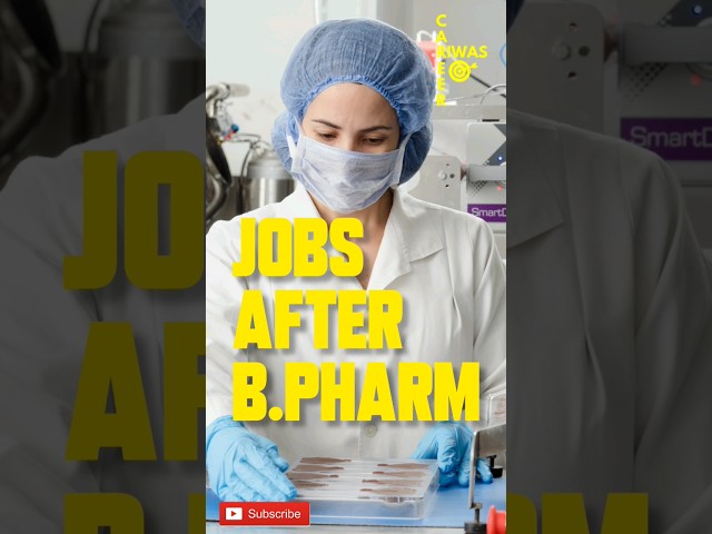 Jobs After B. Pharm #careerwithriwas #shorts #pharmacy #pharmacist #pharma #bpharmacy #medical