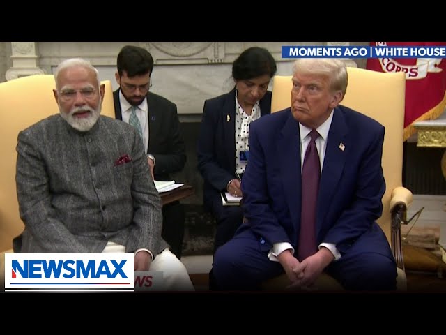 'He's doing a great job': President Trump meets with Indian PM Modi