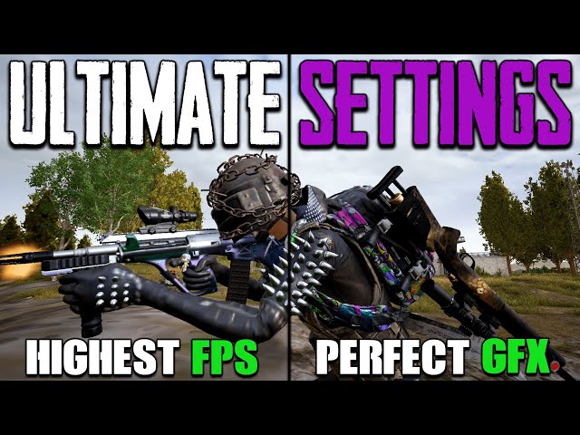 ULTIMATE PUBG SETTINGS GUIDE 2025 | HIGHEST FPS BEST GRAPHICS | FULL COMPARISON | PUBG FREE TO PLAY