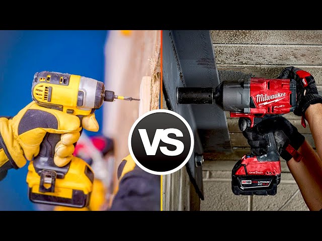 Impact Driver VS Impact Wrench - What's the Real Difference!