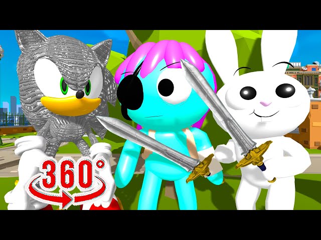 360° Pibby vs Sonic.exe VR video Funny