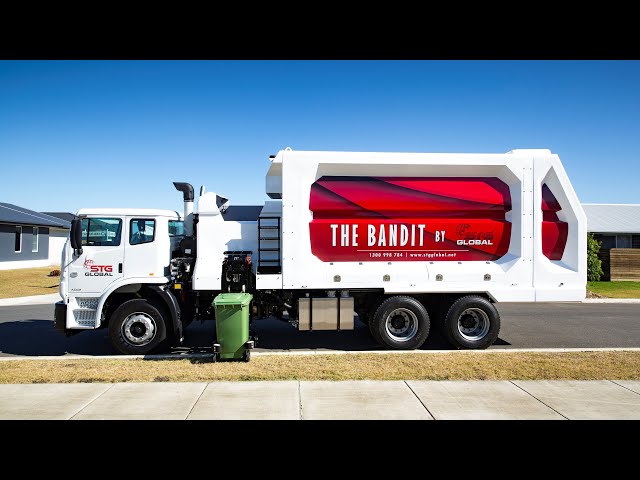 STG Global The Bandit Side Loader Garbage Truck