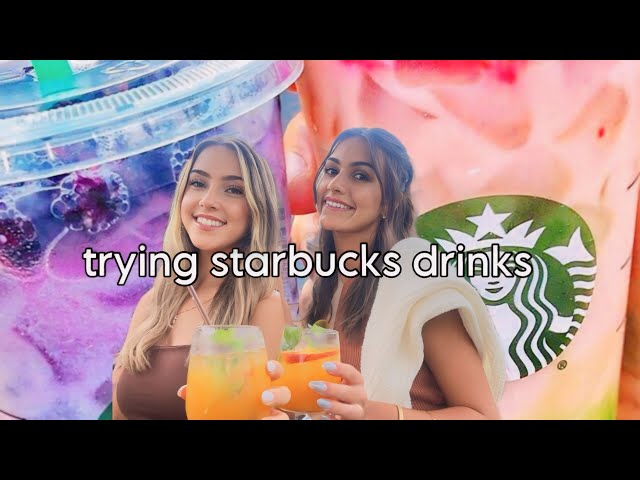 trying viral starbucks drinks