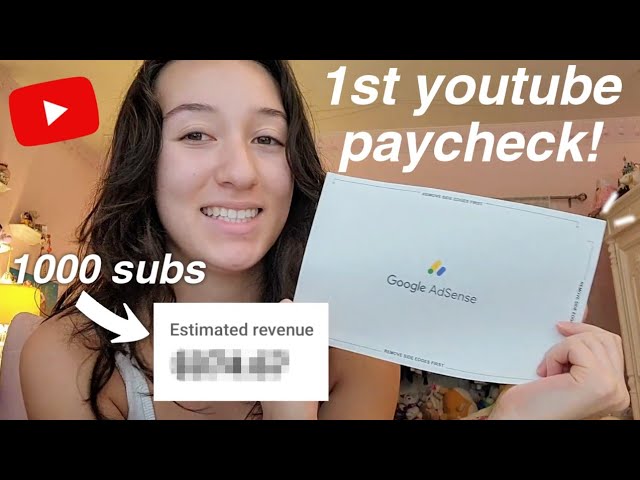 how much youtube paid me for 1000 subs!💸 *my monetization journey*