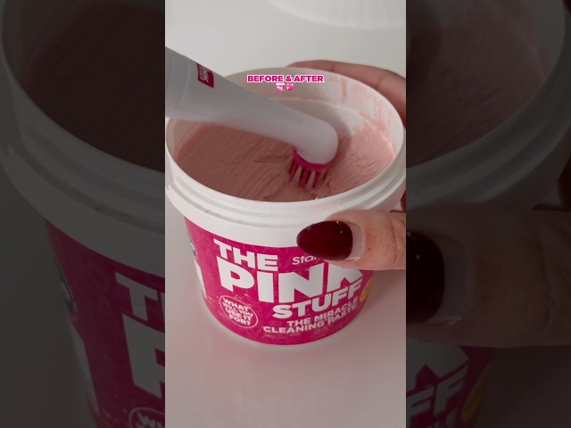 Transformation Tuesday with #ThePinkStuff 💖 📽️ @cleanwith_kayleigh what a before & after!