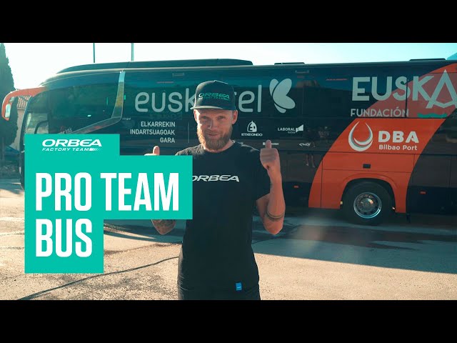 Visiting Euskaltel Euskadi Pro Team Bus | Orbea Factory Team