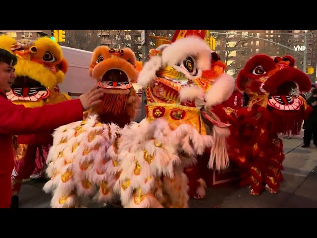 Annual Lion Dance Celebration Outside WA LUNG Kitchen, Chinese New Year Celebration ￼/ 2.1.25 🧧