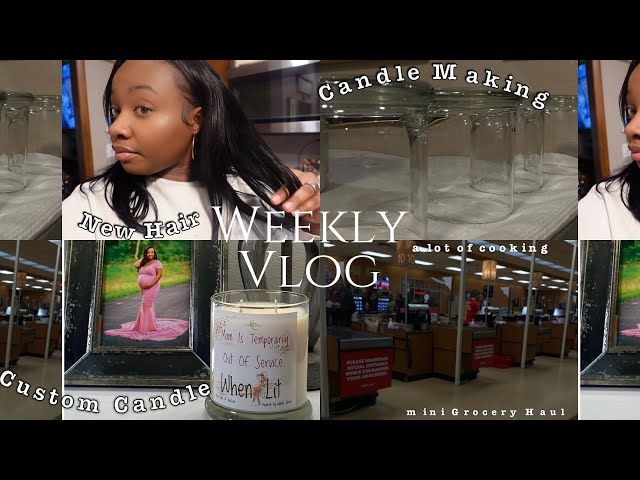 I Did My Own Clip Ins + Mini Candle Making Vlog + Dealing With Postpartum Depression + Movie Date