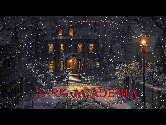 The Long Dark - Exploring Dark Academia Winter Nights for Read, Take Notes - Cozy Winter Ambience