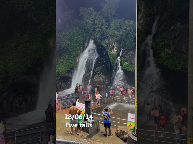 Five falls at night | @NET07 #viral #shortvideos #trending #shorts #courtallamfalls #waterfall