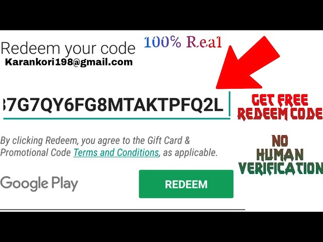 Get Free Google Play Redeem Code😍💲 | No Human Verification lifetime | X-23 Gaming 2023